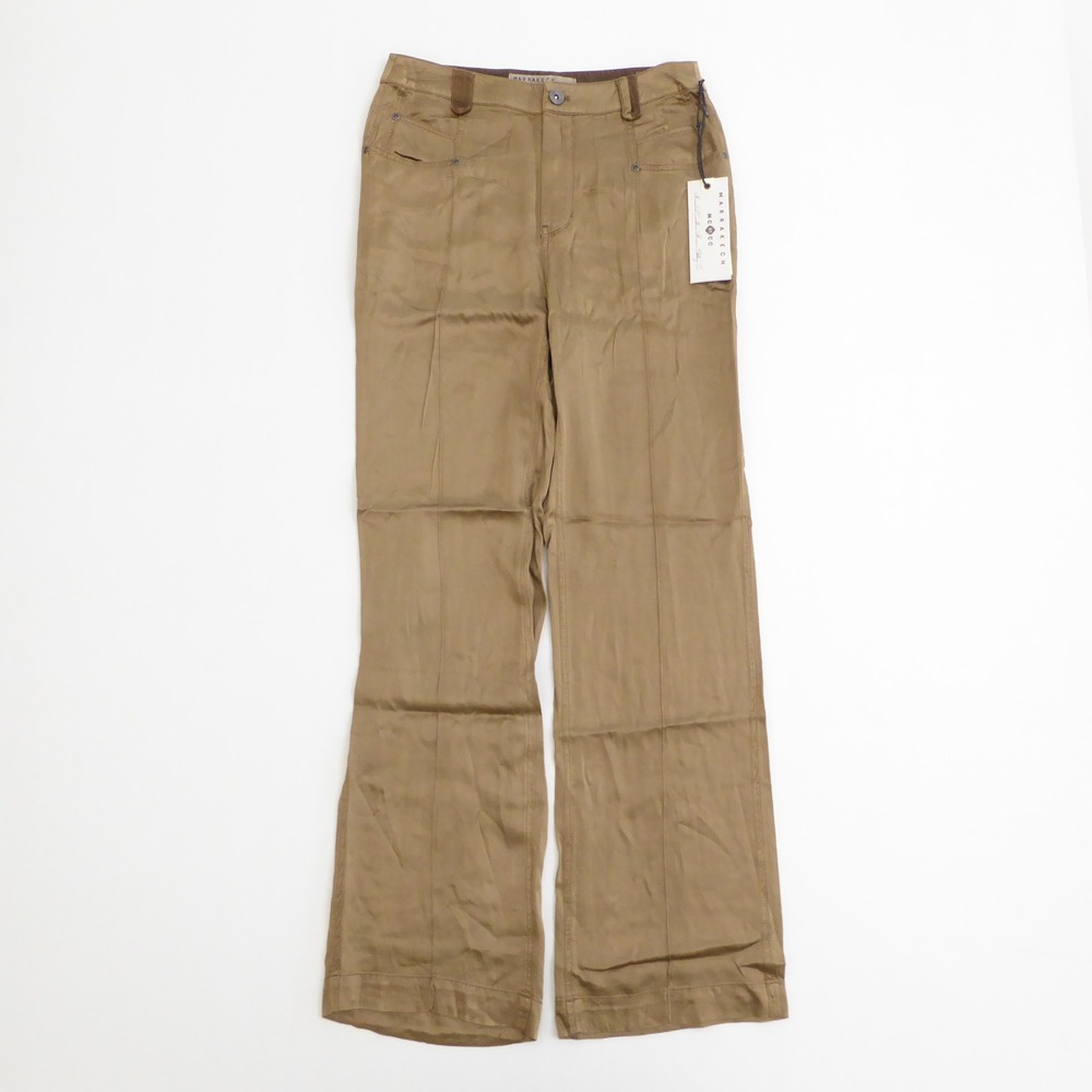 NEW Marrakech Women Pants Brown Viscose Wide Leg RR70603R25 Size 27/S